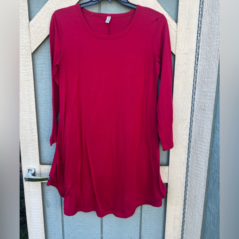 Size medium midi length red dress